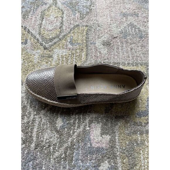 Anne Klein Snake Skin Pattern Loafer Slip On Shoes - Picture 1 of 8